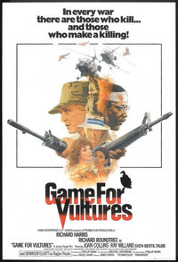 Game for Vultures movie poster print featuring classic film art.