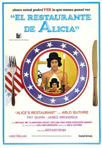 Alice's Restaurant Movie Poster Print showcasing classic film art.