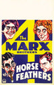 Horse Feathers Movie Poster Print showcasing classic cinema humor.