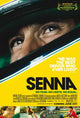 Senna Movie Poster Print showcasing racing legend Ayrton Senna.