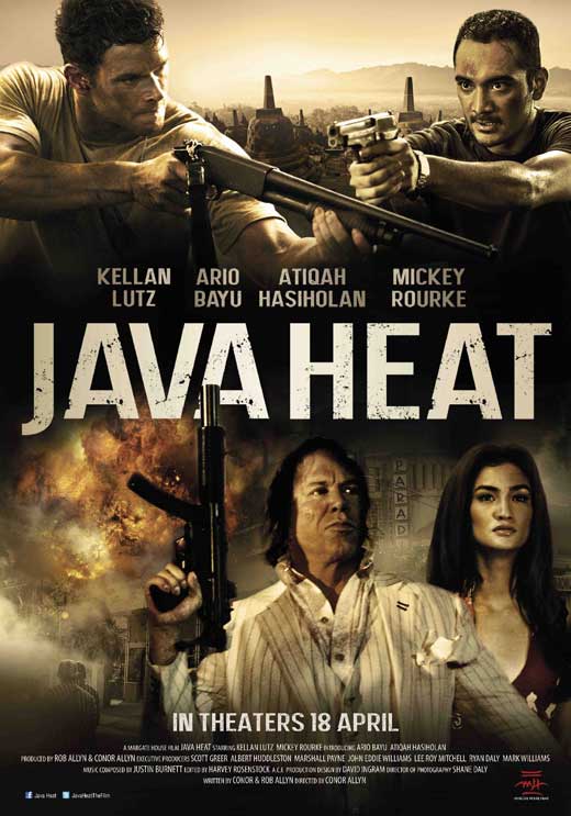 Java Heat Movie Poster Print featuring captivating visuals and action themes.