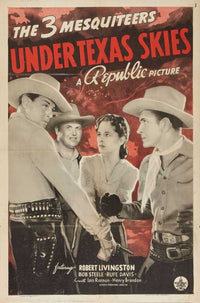 Under Texas Skies Movie Poster Print showcasing Texas landscapes.
