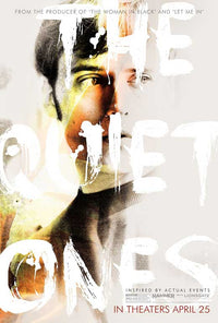 The Quiet Ones movie poster print featuring eerie visuals.