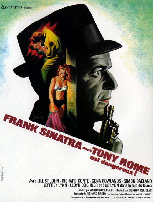Tony Rome Movie Poster Print (11x17) - Classic Film Art
