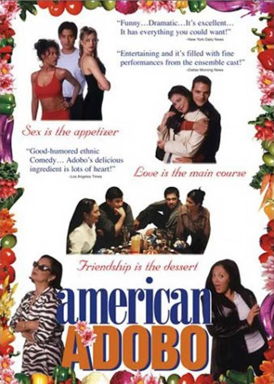 American Adobo Movie Poster Print featuring vibrant design.