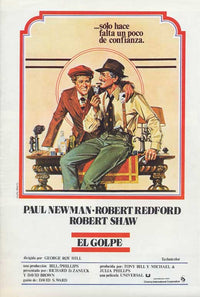 The Sting Movie Poster Print featuring vibrant film art.