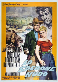 The Naked Spur Movie Poster Print showcasing classic film art