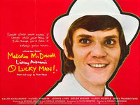 O Lucky Man! Movie Poster Print featuring vibrant artwork.