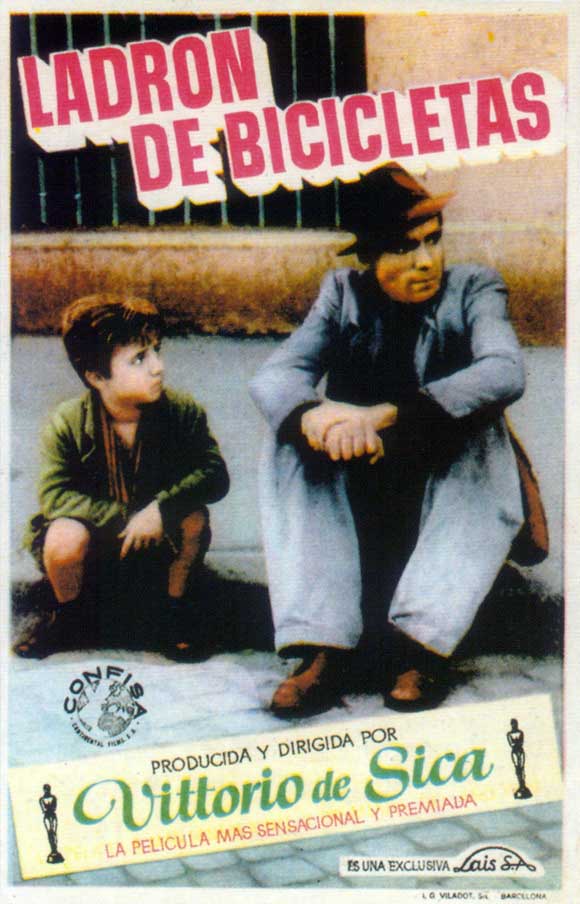 The Bicycle Thief Movie Poster Print - Classic Italian Film Artwork