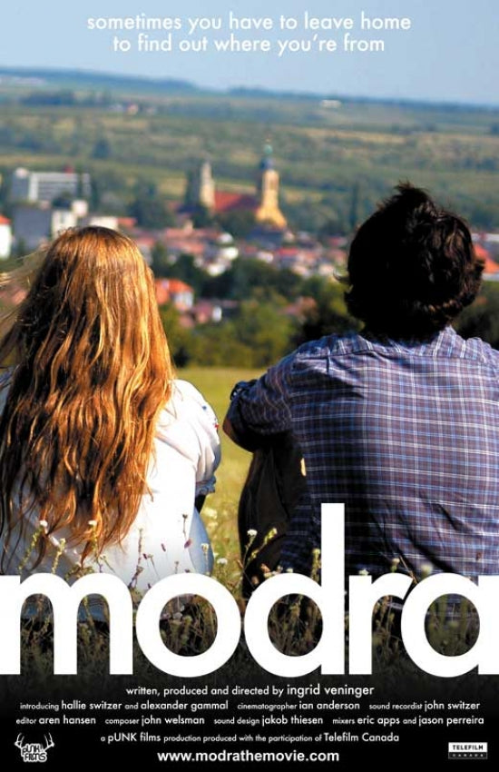 Modra Movie Poster featuring vibrant colors and dynamic design.