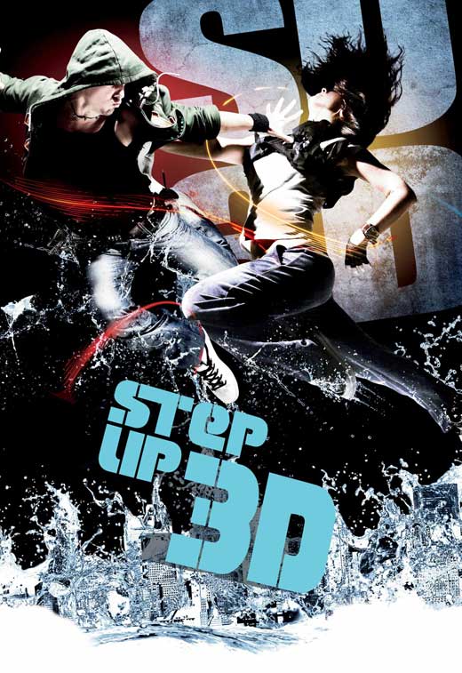 Step Up 3-D Movie Poster Print featuring dynamic dance visuals.