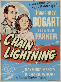 Chain Lightning Movie Poster Print showcasing cinematic art.