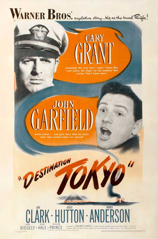 Destination Tokyo Movie Poster Print showcasing vibrant colors and classic cinema theme.