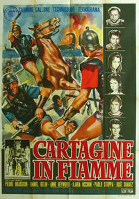 Carthage in Flames Movie Poster Print showcasing vibrant colors and dramatic imagery.