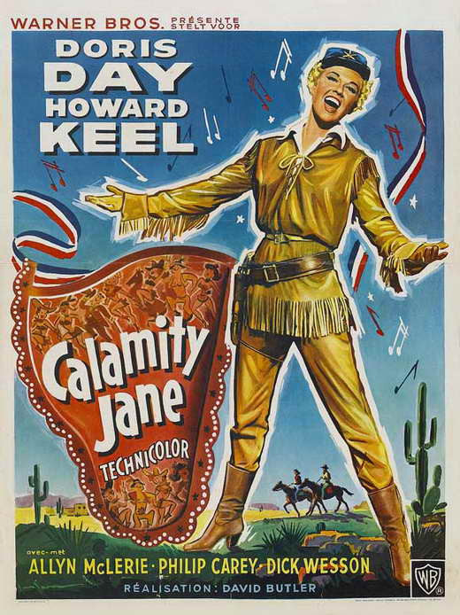 Calamity Jane Movie Poster Print 11x17 - Vintage Western Art