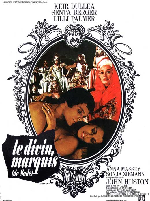 De Sade Movie Poster Print featuring cinematic artwork.