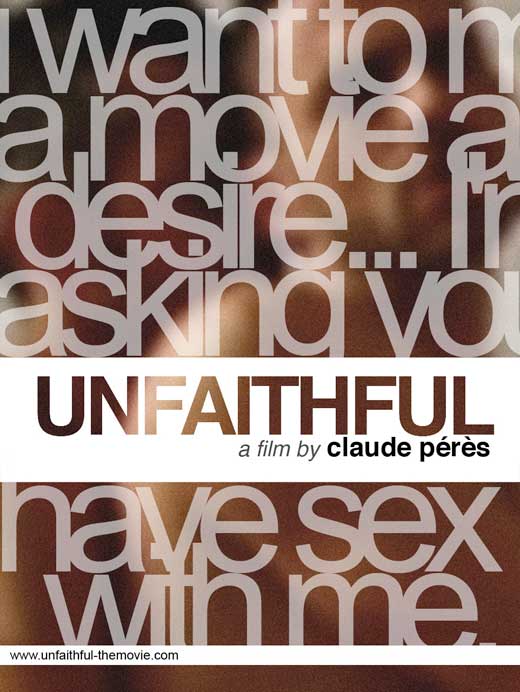 Unfaithful Movie Poster Print showcasing dramatic imagery and vibrant colors.