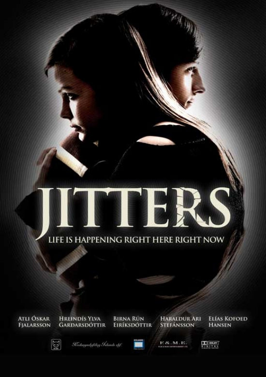 Jitters Movie Poster featuring vibrant colors and cinematic design.