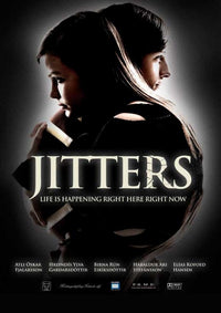 Jitters Movie Poster featuring vibrant colors and cinematic design.
