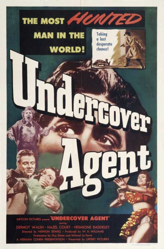 Undercover Agent Movie Poster Print showcasing thrilling espionage artwork.