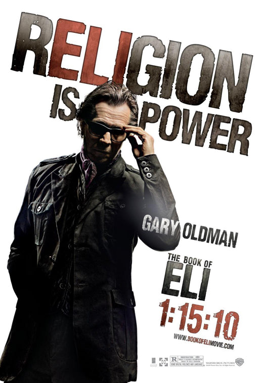 The Book of Eli Movie Poster Print showcasing dramatic imagery and vibrant colors.