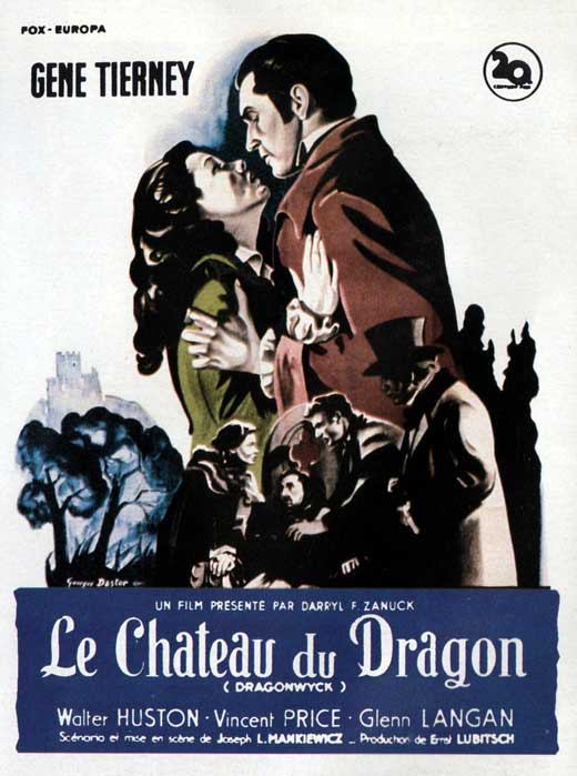 Dragonwyck Movie Poster Print showcasing a classic film aesthetic.