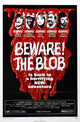 Beware the Blob Movie Poster Print showcasing classic horror film art.