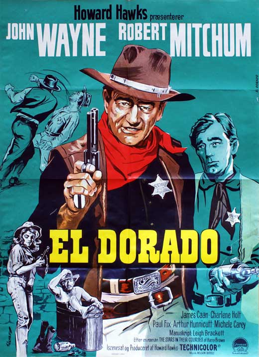 El Dorado Movie Poster Print featuring classic cinematic imagery.