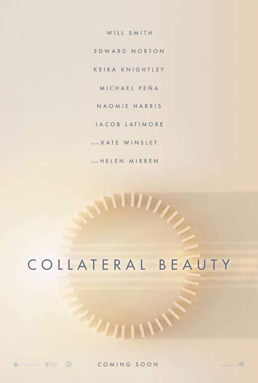 Collateral Beauty Movie Poster Print featuring cinematic artwork.