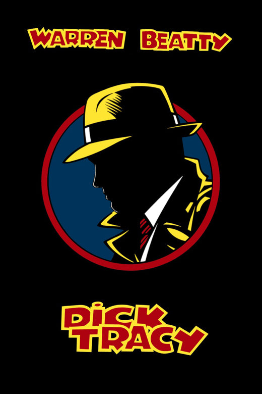 Dick Tracy Movie Poster Print showcasing vibrant colors and classic design.