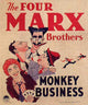 Monkey Business Movie Poster Print showcasing classic comedy.