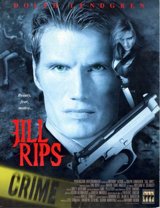 Jill Rips Movie Poster Print showcasing vibrant colors and cinematic theme.