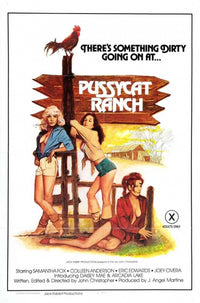 The Pussycat Ranch Movie Poster Print featuring vibrant imagery.
