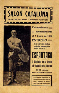 Spartaco Movie Poster Print showcasing iconic imagery from the film.