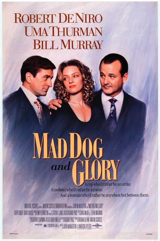 Mad Dog and Glory Movie Poster Print featuring iconic film imagery.