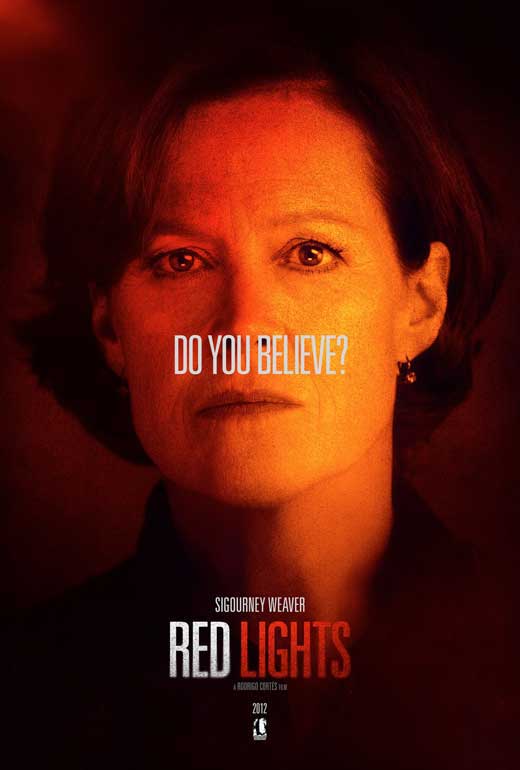 Red Lights Movie Poster Print featuring vibrant colors and dynamic design.