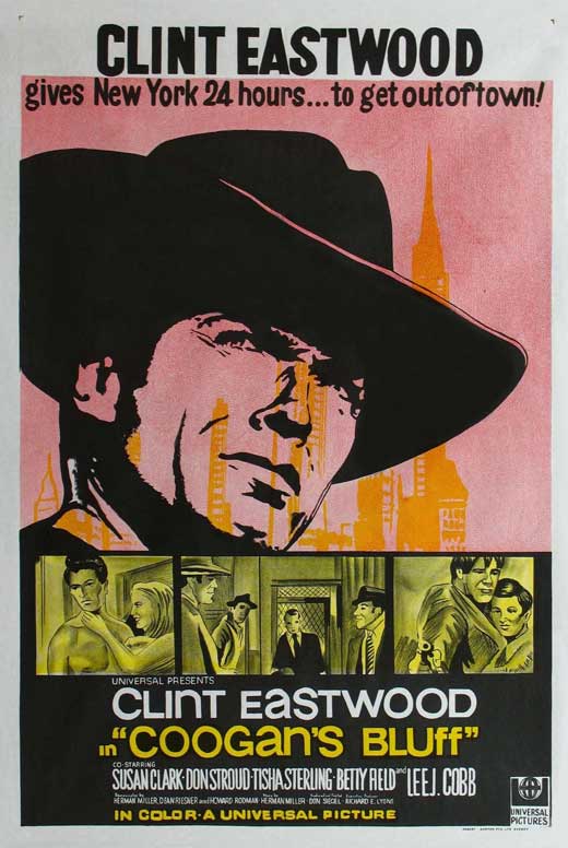 Coogan's Bluff Movie Poster Print showcasing classic film art.