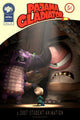 Pajama Gladiator Movie Poster Print featuring whimsical artwork.