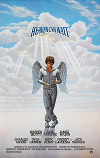 Heaven Can Wait Movie Poster Print featuring vibrant colors and classic film theme.