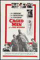 Caged Men Plus One Woman Movie Poster Print featuring dramatic artwork.