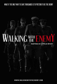 Walking with the Enemy Movie Poster Print featuring striking visuals and emotional appeal.
