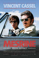 Mesrine: Killer Instinct Movie Poster featuring crime and cinematic art.