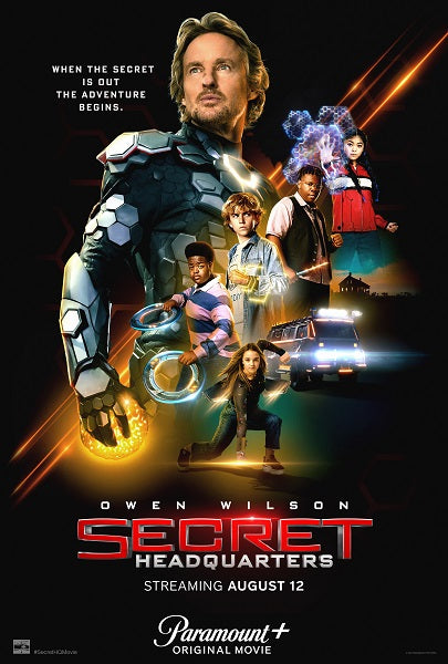Secret Headquarters Movie Poster Print featuring vibrant design.