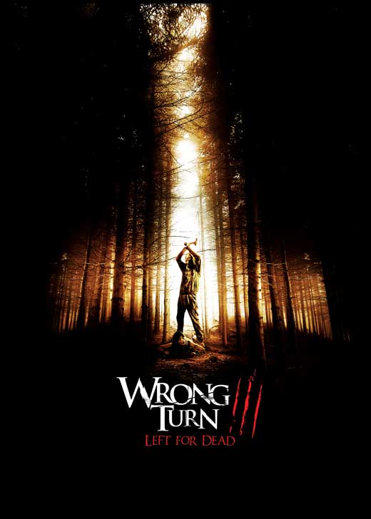 Wrong Turn 3: Left for Dead Movie Poster Print featuring horror themes.