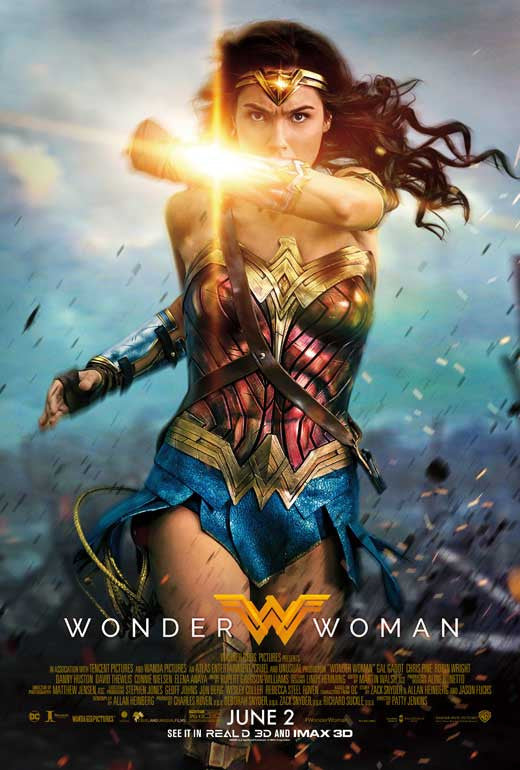 Wonder Woman Movie Poster Print (27x40) by Pop Culture Graphics