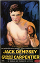 Jack Dempsey vs. Georges Carpenter Movie Poster featuring iconic boxing imagery.