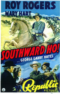 Southward Ho! Movie Poster Print showcasing classic film design.