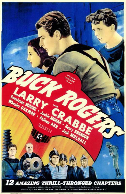 Buck Rogers Movie Poster Print (11x17) - Iconic Sci-Fi Artwork