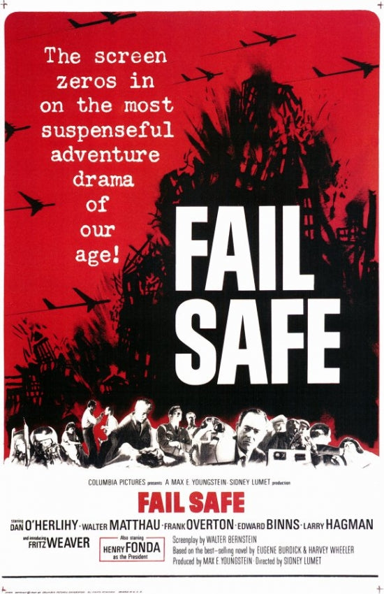 Fail-Safe Movie Poster Print showcasing classic film art.