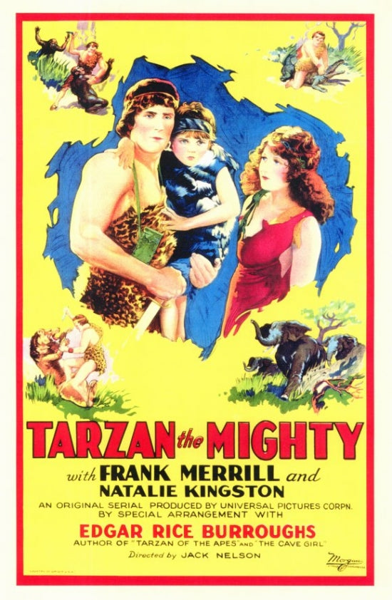 Tarzan the Mighty Movie Poster Print showcasing iconic adventure artwork.
